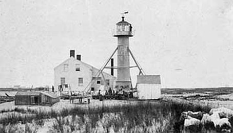 old photo of lighthouse